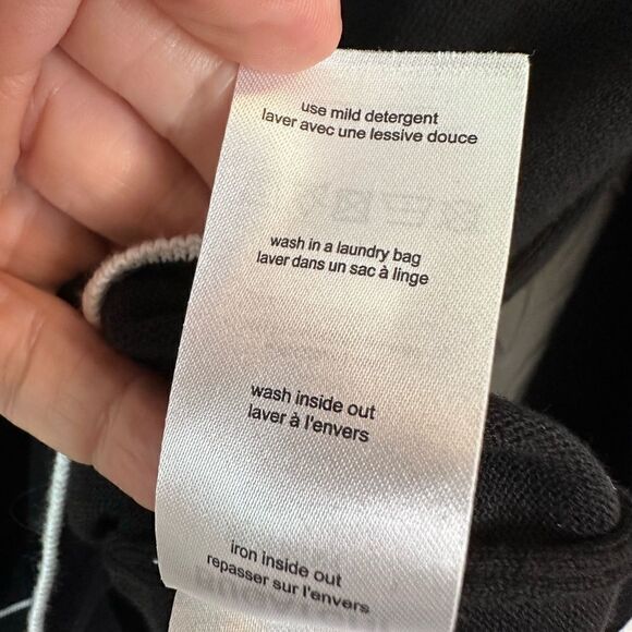 Bugatchi Solid Crew neck Sweater Caviar Black Size XL - Picture 6 of 7